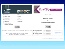 Tablet Screenshot of kritis.in